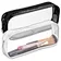 This makeup travel bag clear can easily separate and organize makeup and toiletries. These clear zipper bags for organizing are also perfect as travel bag, make up bags, cosmetic bag set, gym bag, waterproof pouch, swim bag and general packaging.